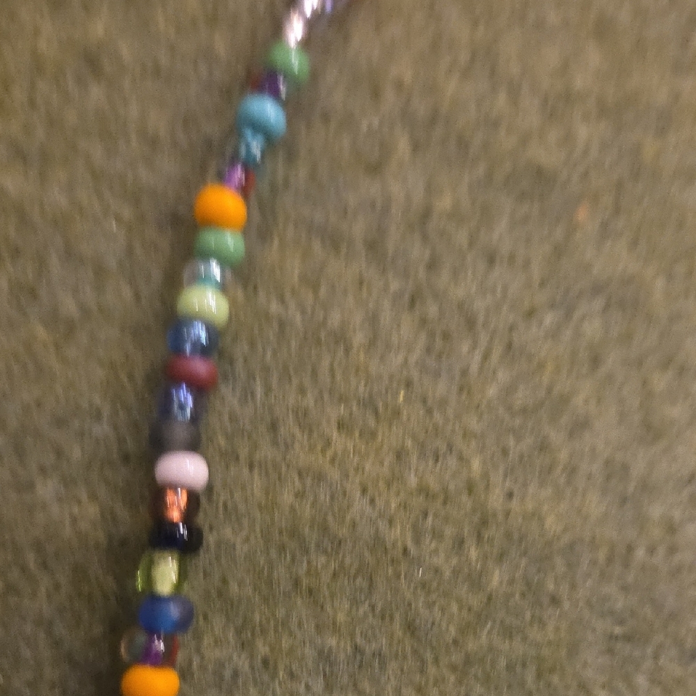 Multicolor Beaded Necklace - Picture 10 of 11